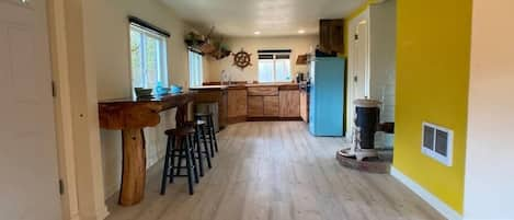 View of Kitchen from living room