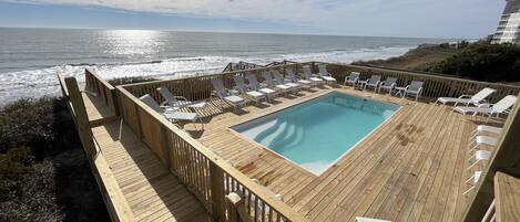 Private walkway to the beach