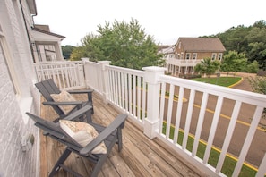 Balcony with Polywood furniture - enjoy your morning coffee here!