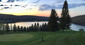 View from the 10th hole of the Alpine Lake Resort Golf Course.  