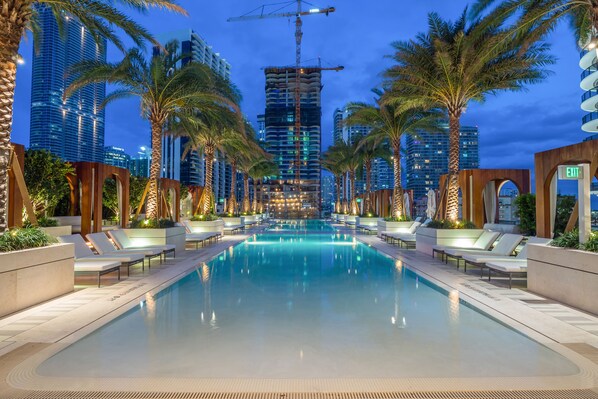 Rooftop pool