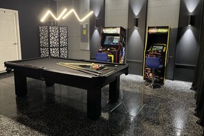 Newly Created Garage Game Room For Your Non Park Days!
