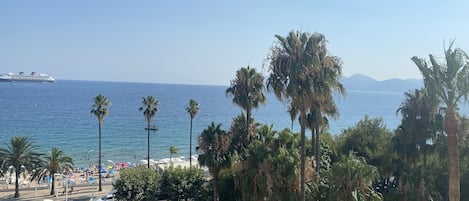 Vue sur la plage/l’océan