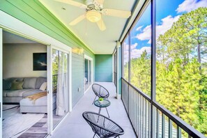 Private outdoor patio