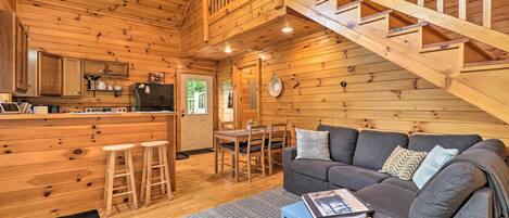 Boone Vacation Rental | 2BR | 2BA | 874 Sq Ft | Stairs Required to Access