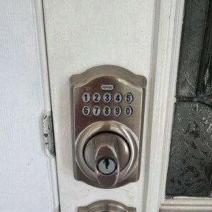 The entry door code system