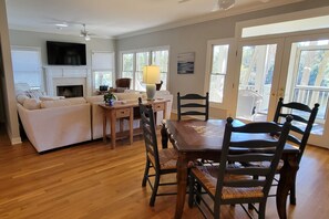 Living Area, First Dining Area