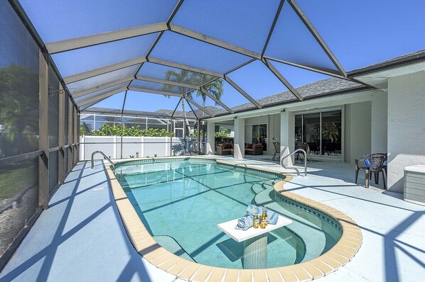 Oversized heated pool