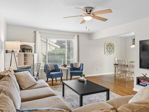 Living Room with Smart Tv