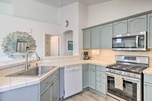 Kitchen | Pet Friendly w/ Fee | Keyless Entry