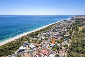 Aerial view facing North