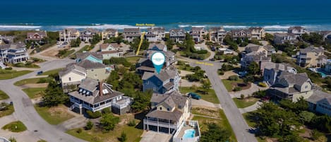 Baltrush Bungalow| Aerial View with Beach Acess