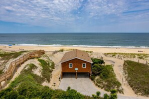 SNH448: L'il Seabreeze | Aerial View Front Exterior & Beach