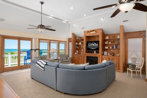 NH205: Celestial Shore | TL Living Area, Ocean Views, Deck Access