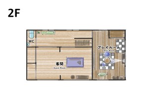 2F floor map