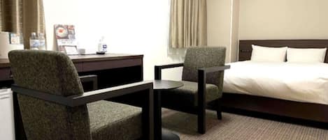 It is a slightly wider double. Barrier-free rooms