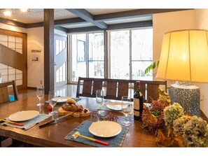 Dining where you can enjoy the outside view