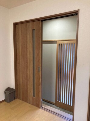 in the entrance