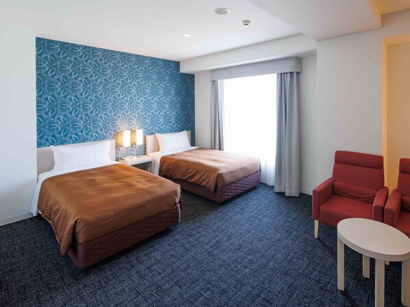 Superior twin room with a spacious area of 33㎡.