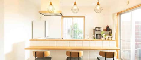 Living kitchen with a feeling of openness
