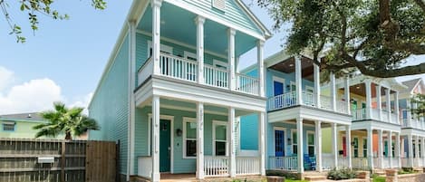 Lady Galvez is the first in a line of exquisite Painted Lady homes by a prominent local builder.