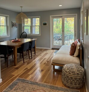 Dining area with access to outside