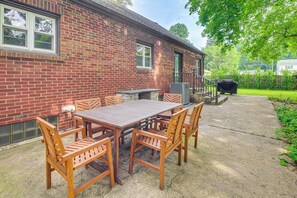 Patio | Outdoor Dining Area | Grill