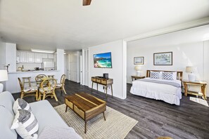 Cozy Living Room with Flat Screen TV