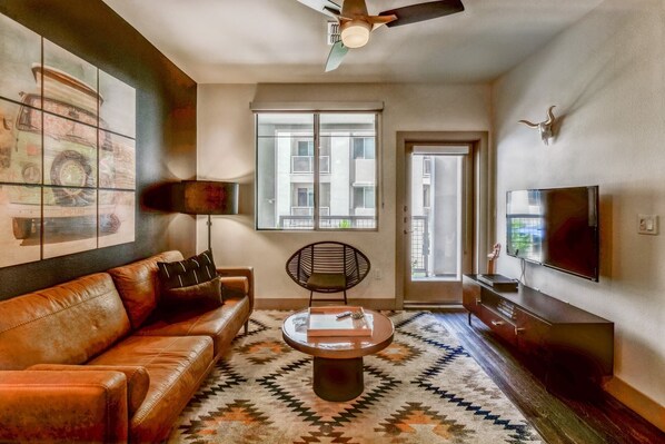 Stylish and comfortable furniture in the living room
