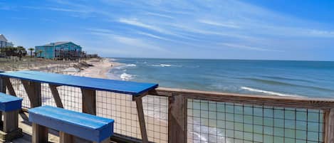 Front deck overlooking the Gulf of Mexico