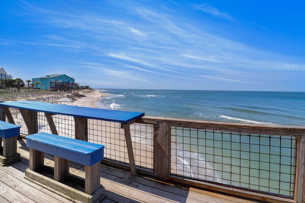 Front deck overlooking the Gulf of Mexico