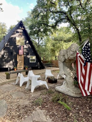 Welcome to Cedar Creek A-Frame!
Our friendly Big Foot always stands guard!