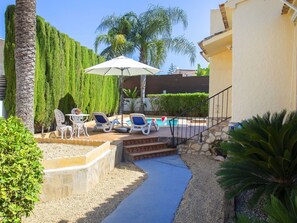 Plant, Property, Sky, Water, Building, Umbrella, Botany, Azure, Shade, Outdoor Furniture