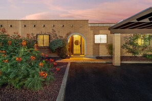 Easy access to carport