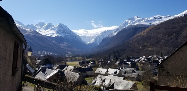 Blick von der Unterkunft