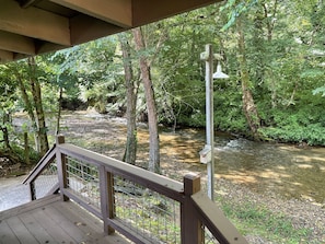 River view from the porch
