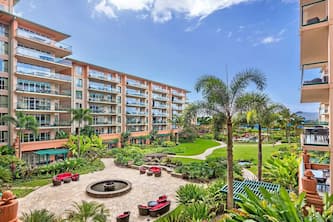 Maui Resort Rentals: Honua Kai Konea 337 - Large Luxurious Studio w/ Lush Courtyard and Peek-a-boo Ocean Views!
