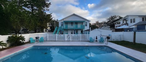 Large fenced in back yard