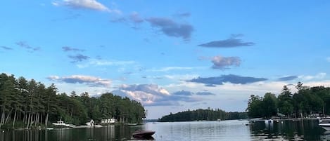 View from private dock