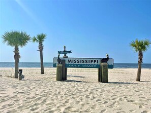 The fantastic Gulf view when walking to the beach from our townhome! 8 min walk!