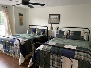 3rd bedroom with 2 queen beds