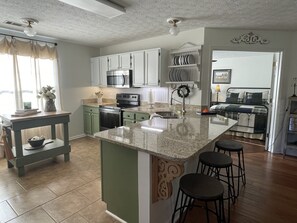 spacious kitchen