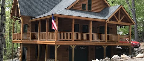 Charming wrap around porch.