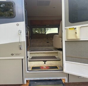 Stairs into Motorhome