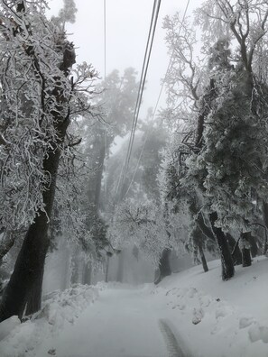 My road in winter!! 4WD required!