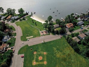 Our private lake, baseball field & playground. Just a 5 min walk from the house.