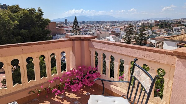 Open the door and step out onto your private balcony!