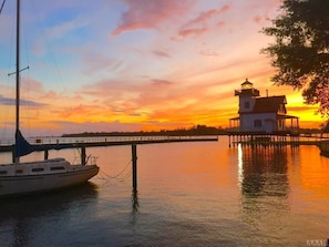 Sunset photo of the Historic Lighthouse 