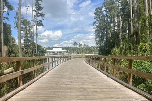 Enjoy a walk through the resort and view local birds perched adding a touch of natural beauty!
