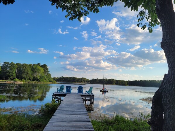 Backyard private dock